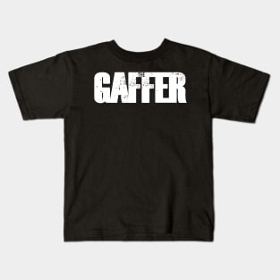 The Gaffer - film production - the Boss - Football Manager Kids T-Shirt